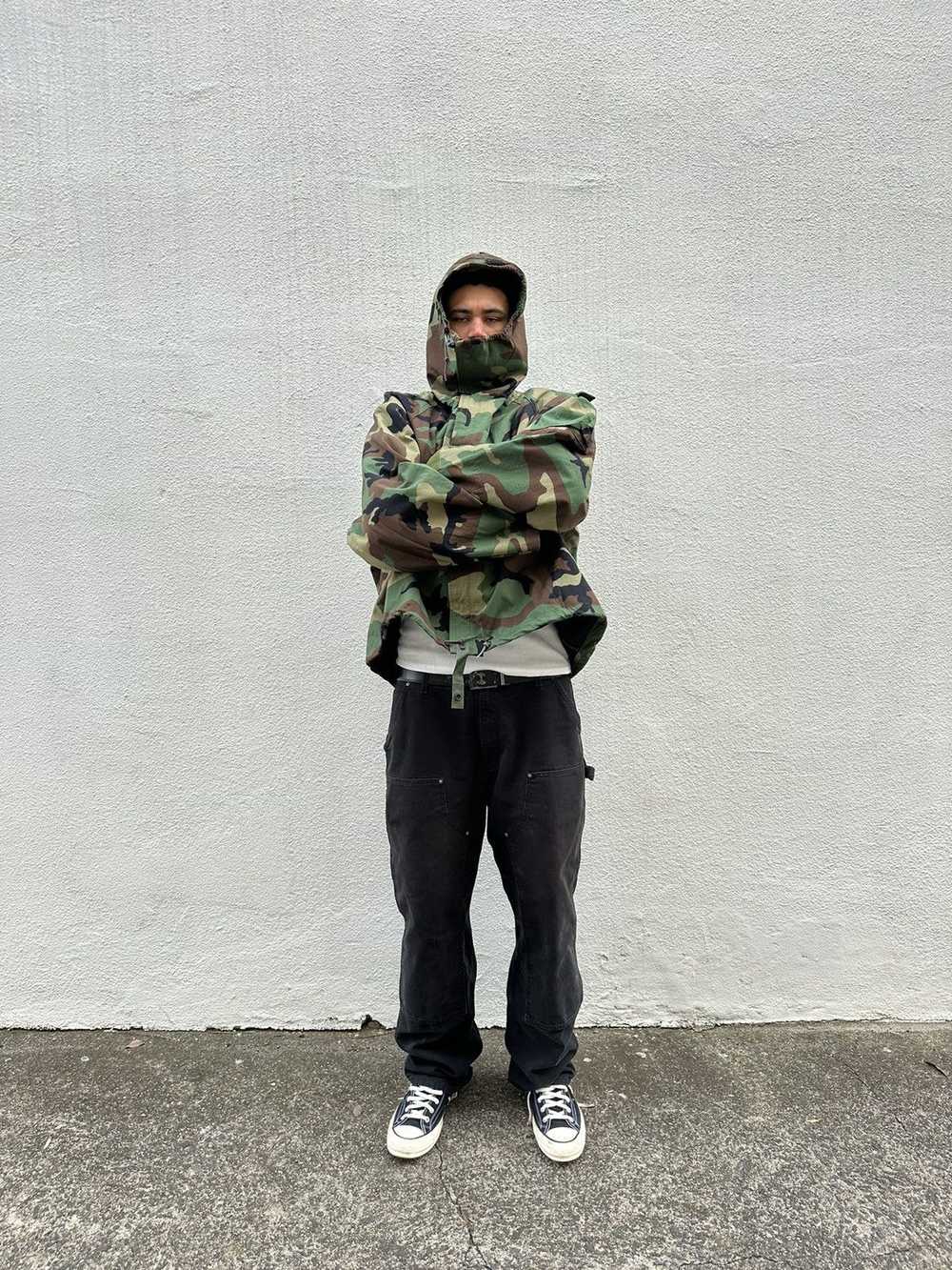 Military × Vintage Vintage Army Hooded Military J… - image 2