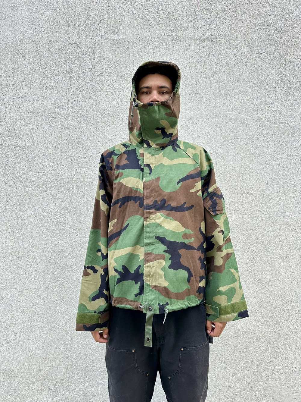 Military × Vintage Vintage Army Hooded Military J… - image 3