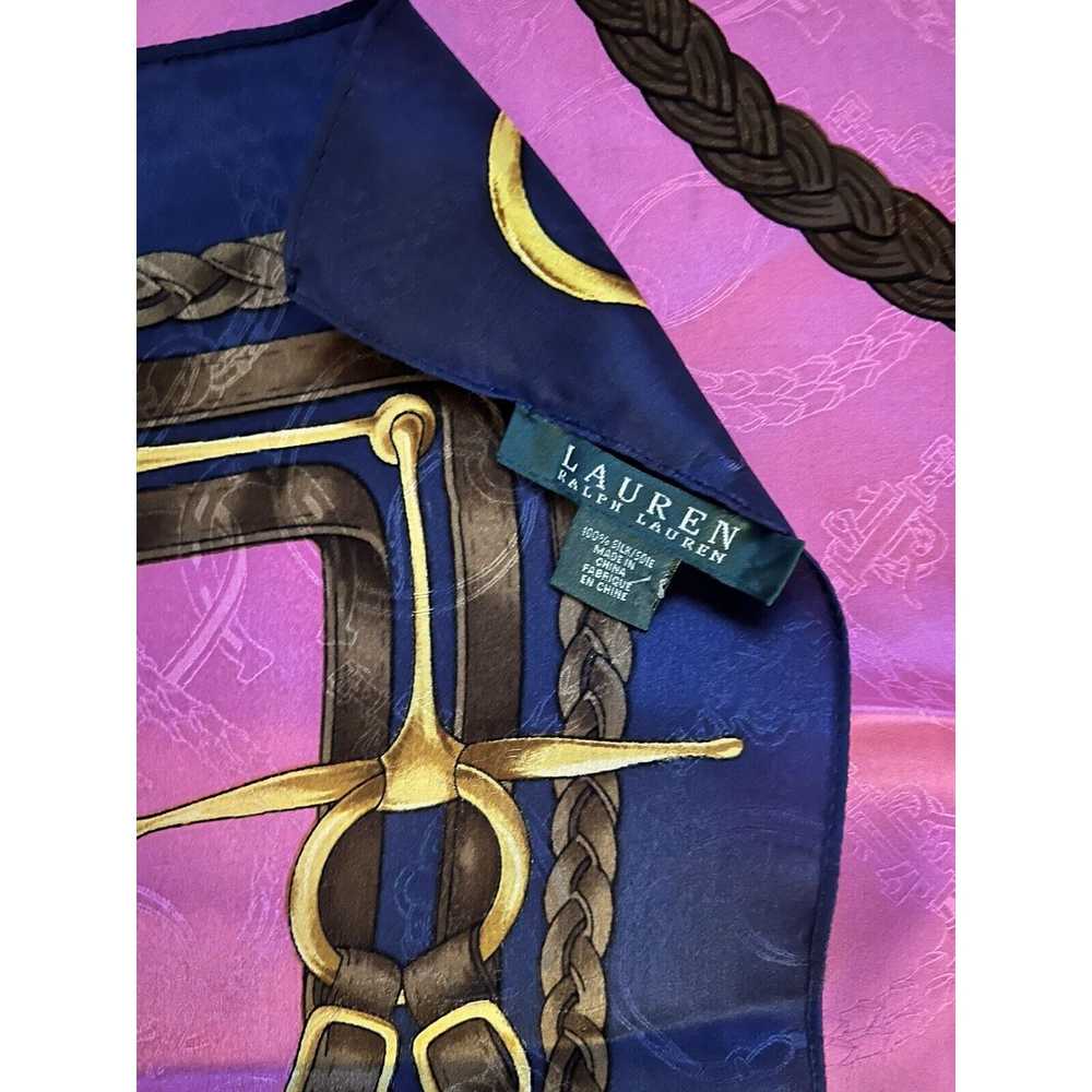 Lauren Ralph Lauren Ralph Lauren Silk Scarf 35" s… - image 3