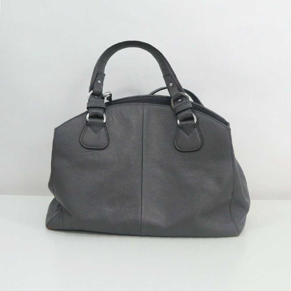 Cole Haan Luxurious Seneca Leather Large Gray Col… - image 6