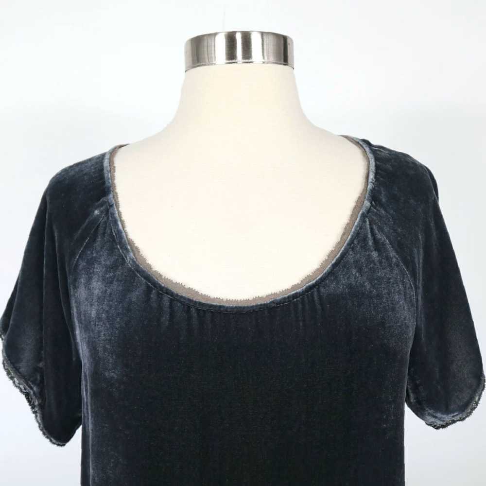 Johnny Was Womens Small Velvet Lace Gray Boho Chi… - image 2