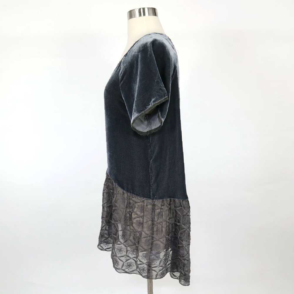 Johnny Was Womens Small Velvet Lace Gray Boho Chi… - image 6