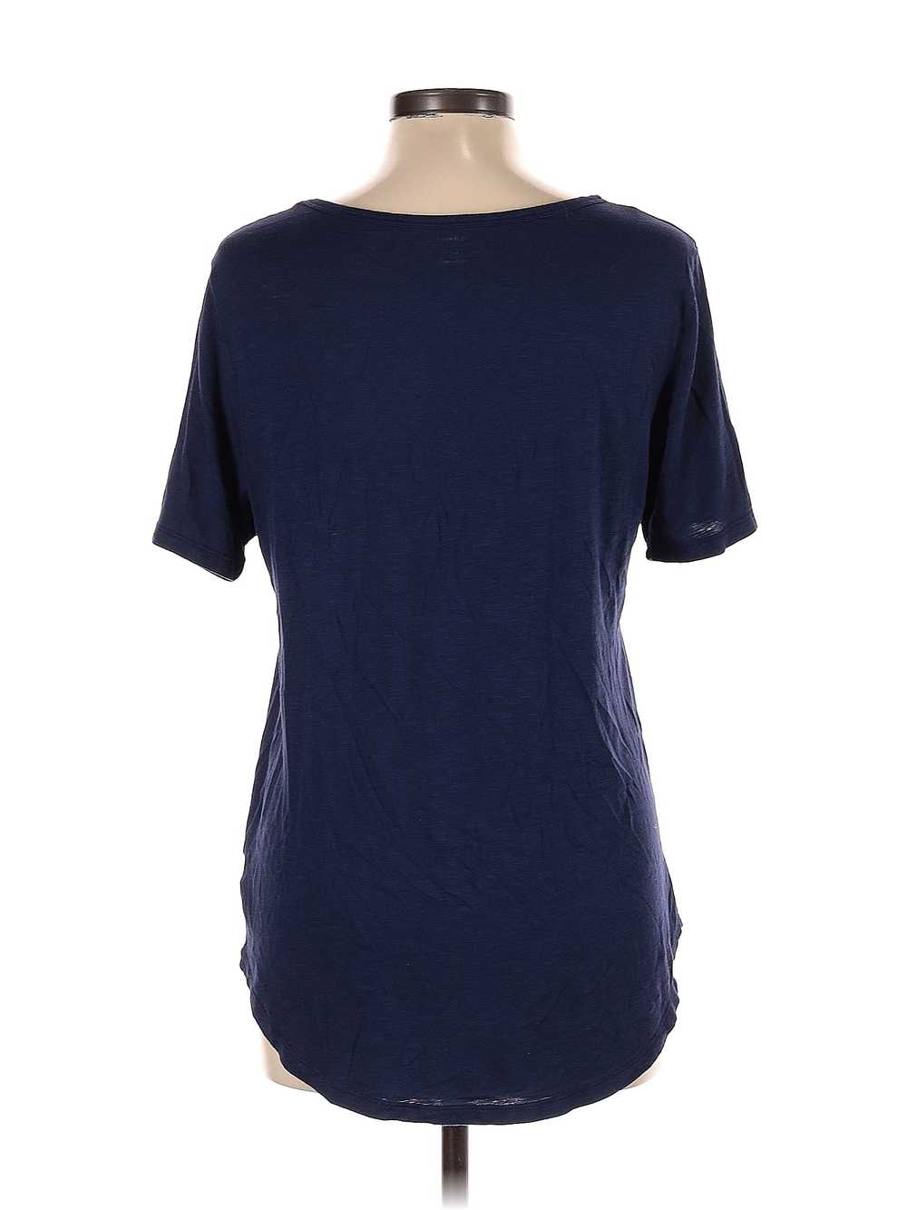 Old Navy Women Blue Short Sleeve T-Shirt L - image 2