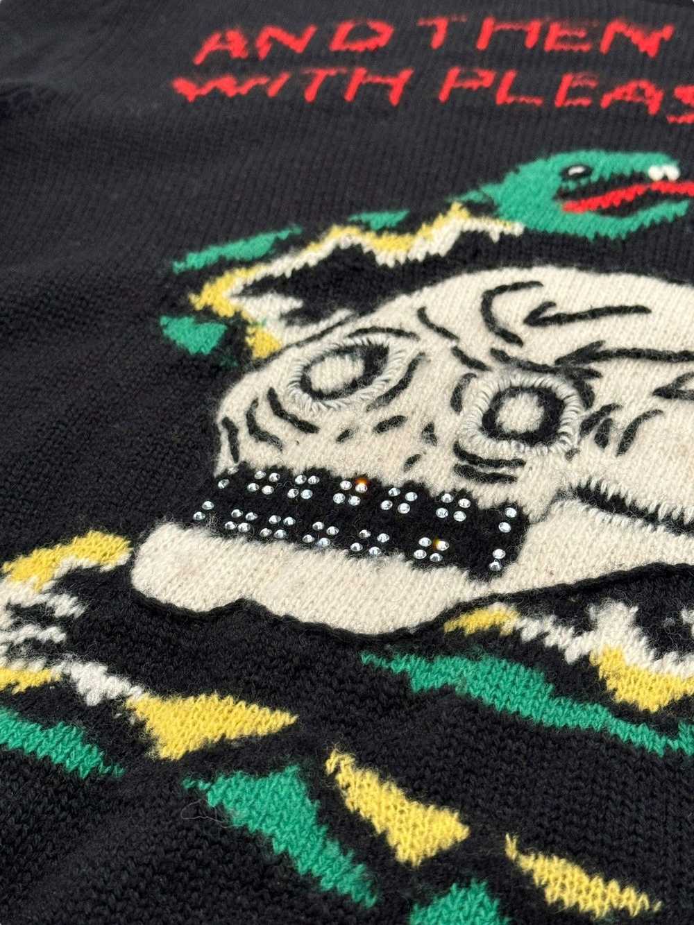 Gucci Narcissus Poem Skull Knit Sweater - image 5