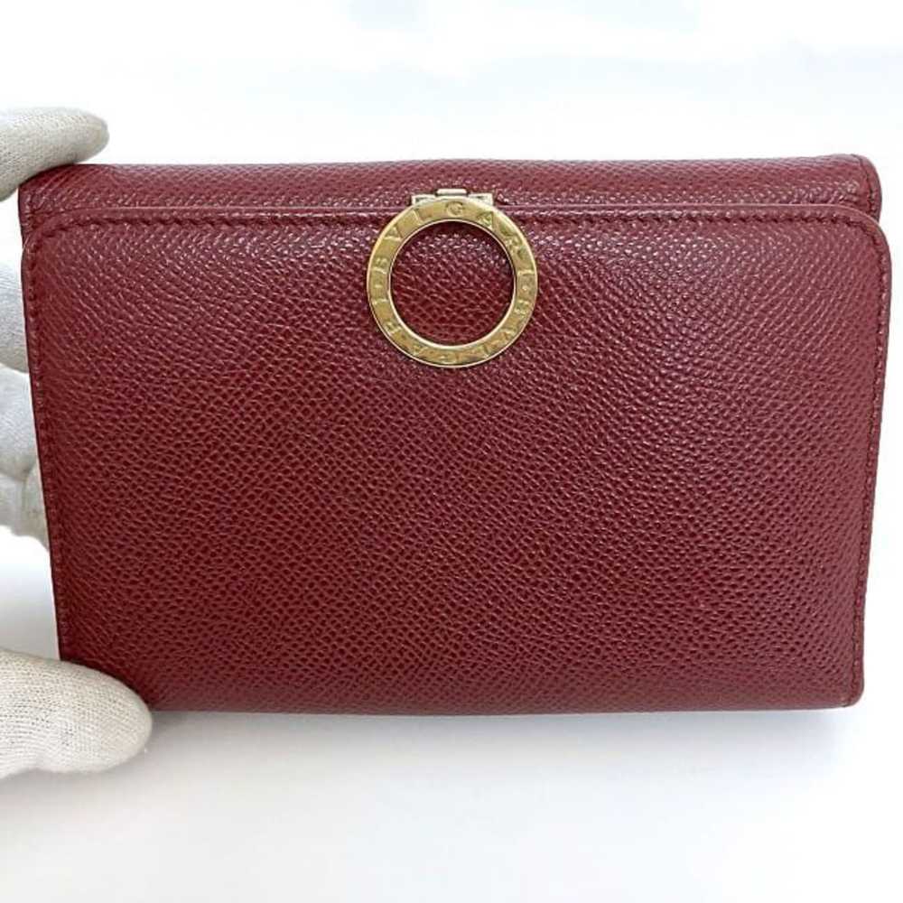 Bvlgari BVLGARI Bi-fold Wallet Bordeaux ec-20652 … - image 6