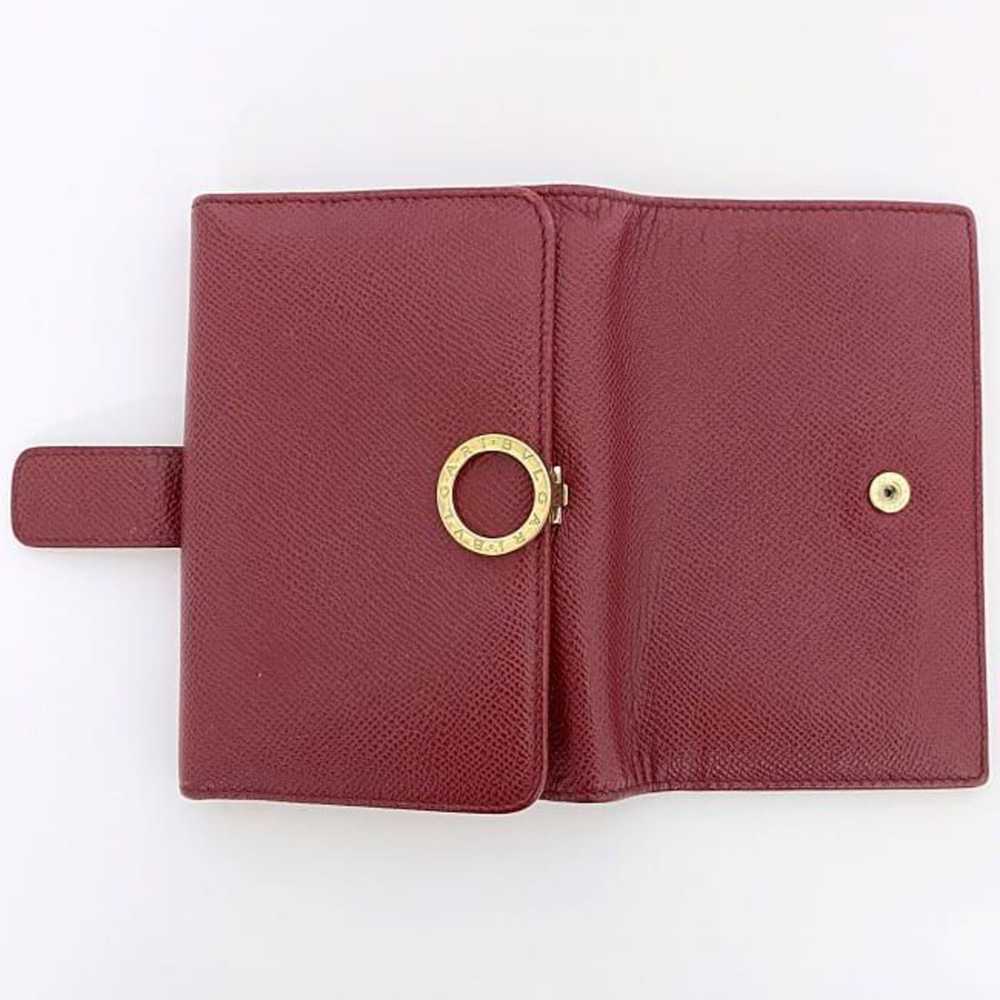 Bvlgari BVLGARI Bi-fold Wallet Bordeaux ec-20652 … - image 7