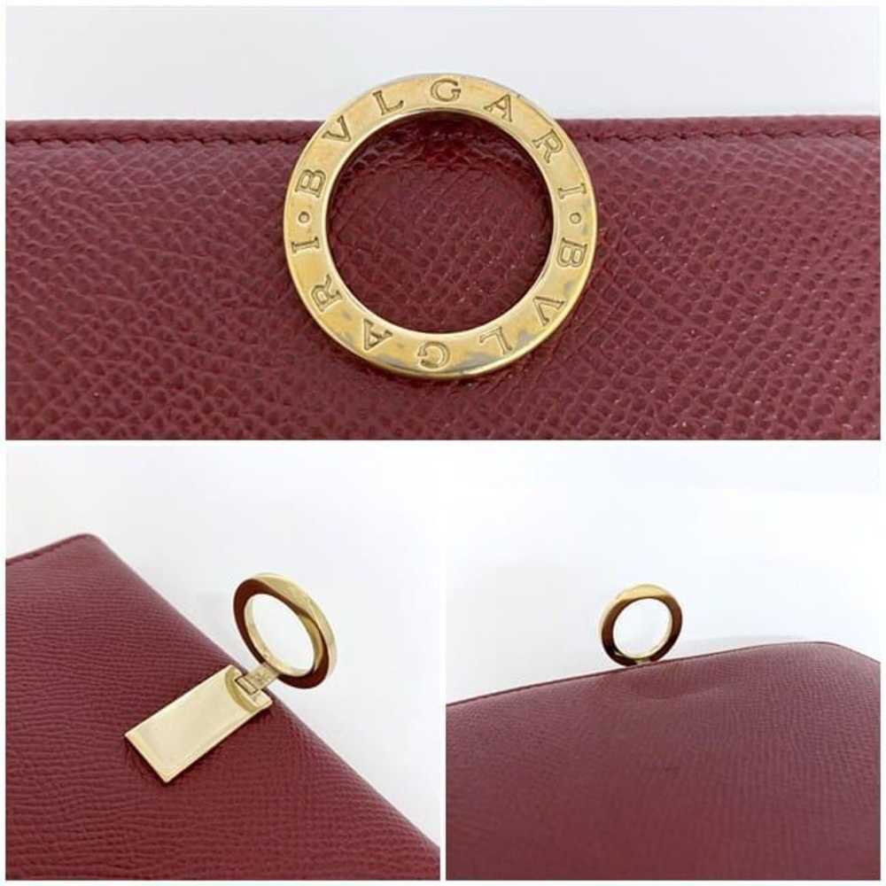 Bvlgari BVLGARI Bi-fold Wallet Bordeaux ec-20652 … - image 9