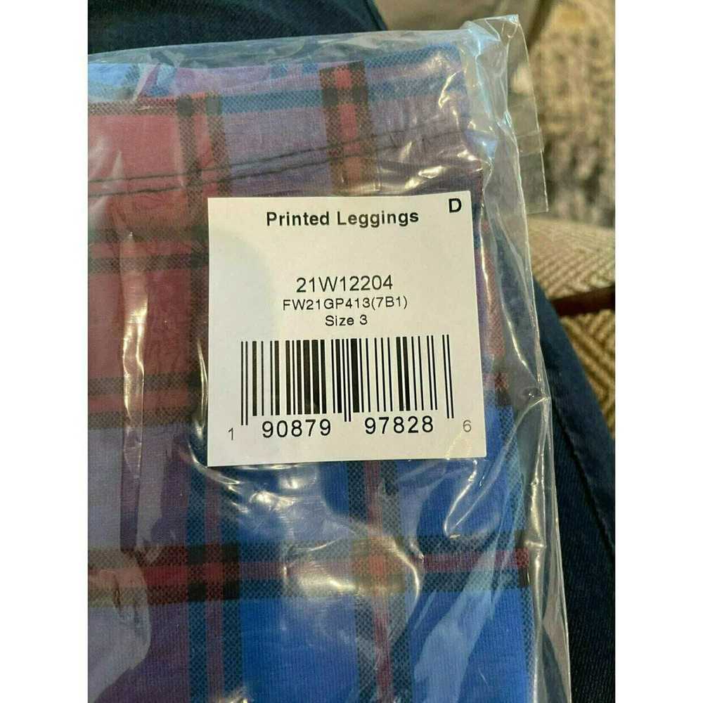 Tea Collection NWT Tea Size 3 Family Plaid Leggin… - image 2