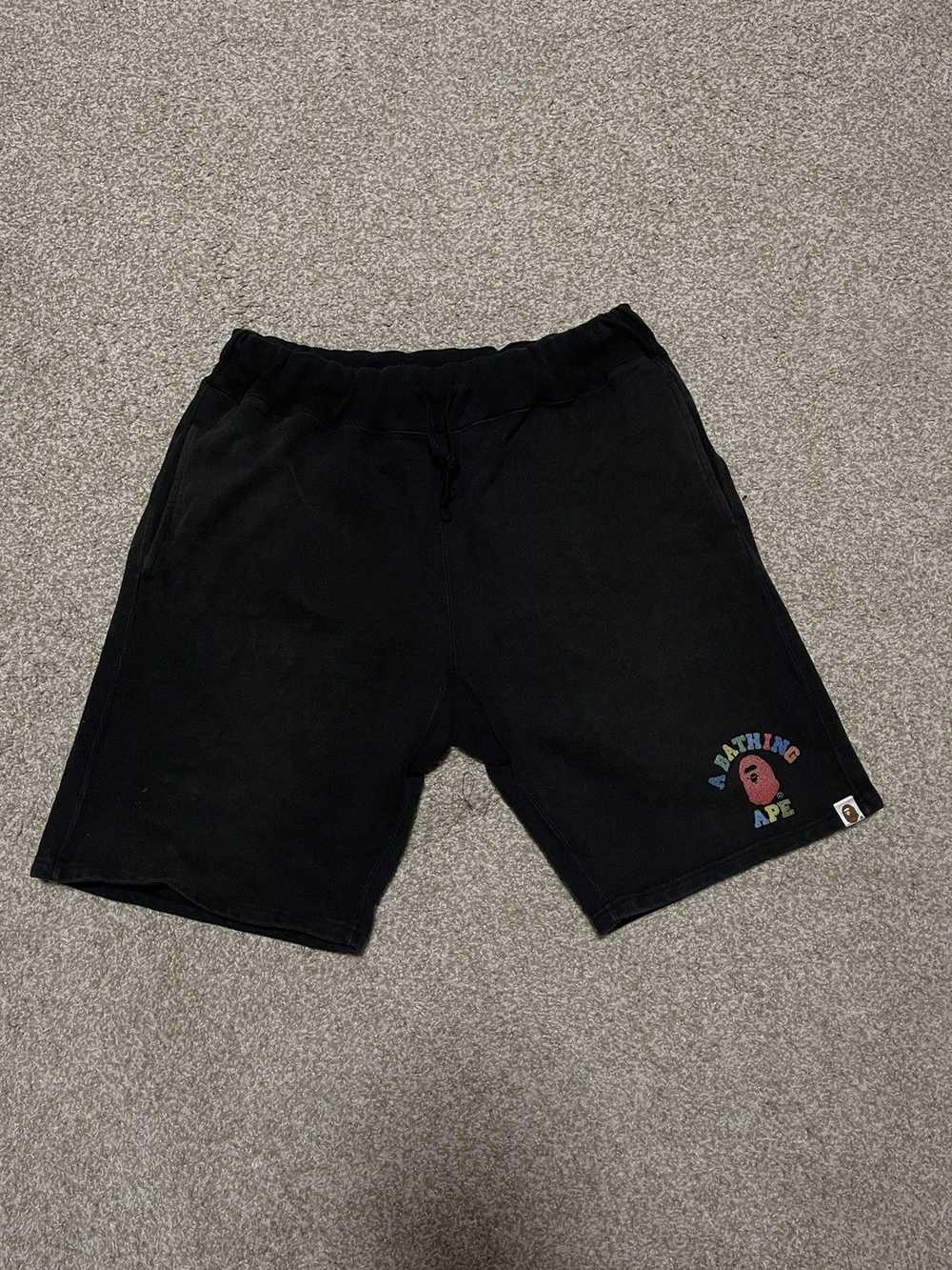 Bape Bape Multi Color Logo Shorts - image 1