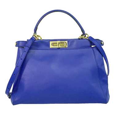 Fendi Peekaboo leather handbag