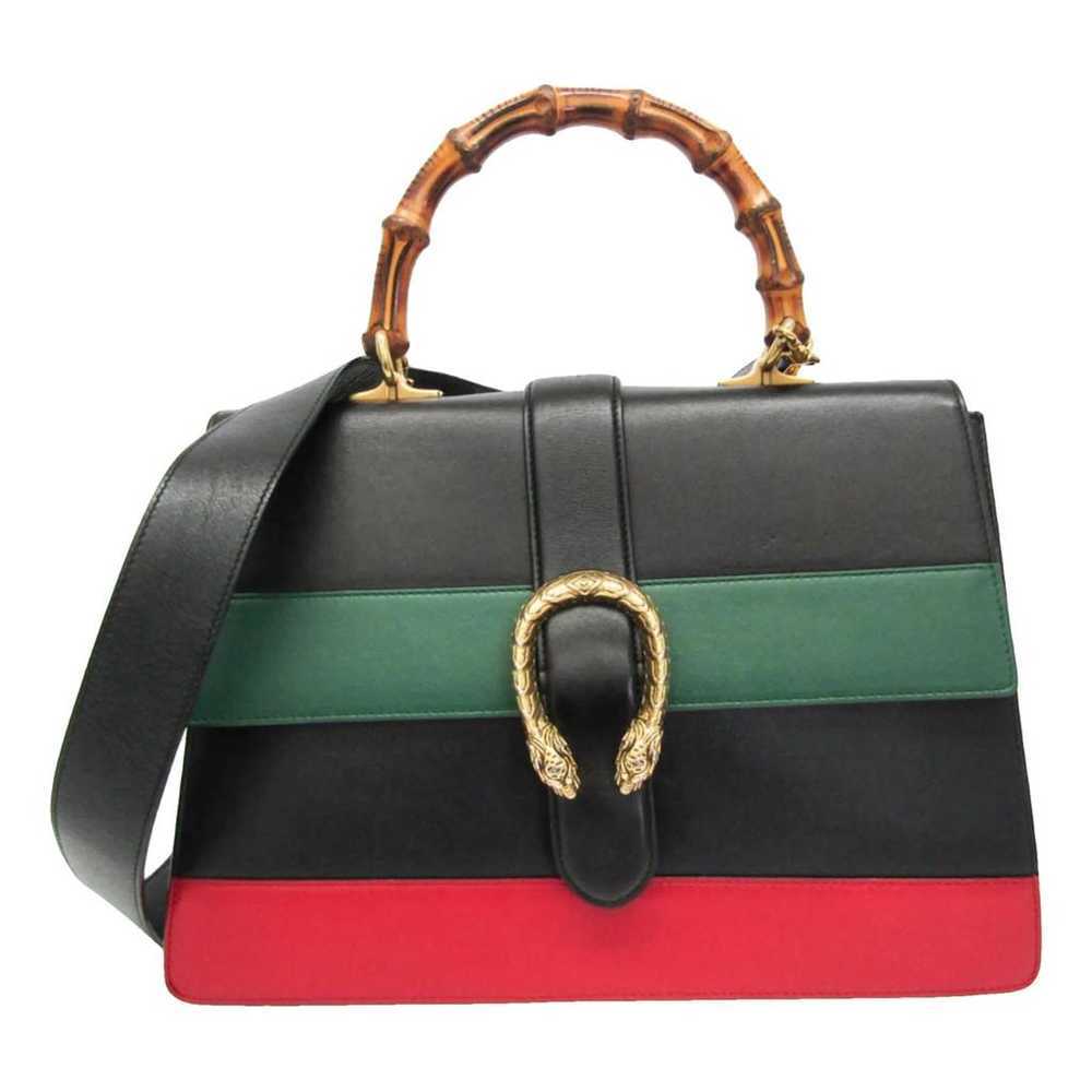 Gucci Bamboo leather handbag - image 1