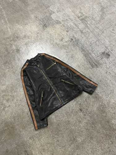 Leather Jacket × Streetwear × Vintage Leather mot… - image 1