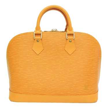 Louis Vuitton Alma leather handbag