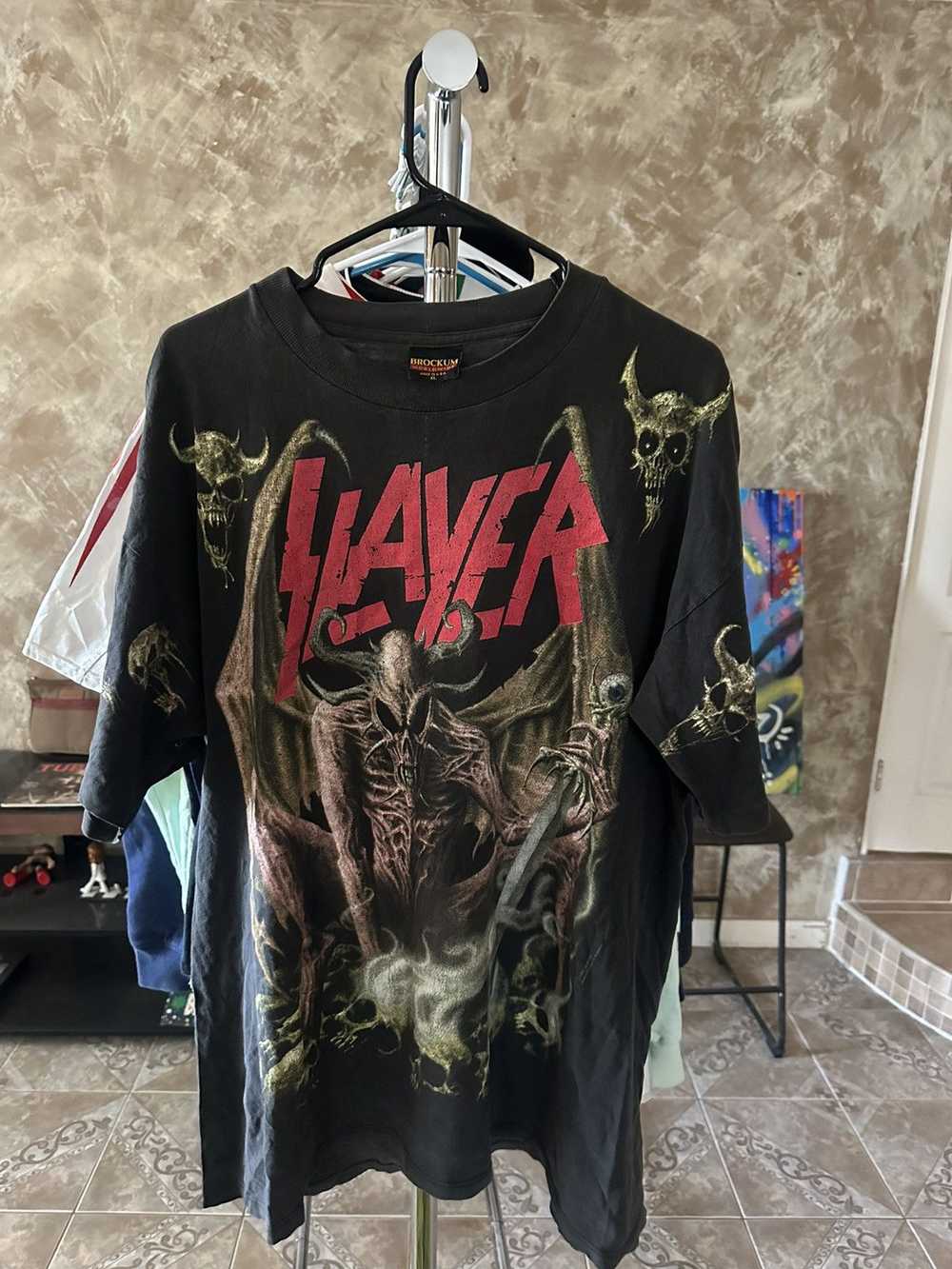 Rock T Shirt × Vintage Vintage slayer rock band t… - image 11