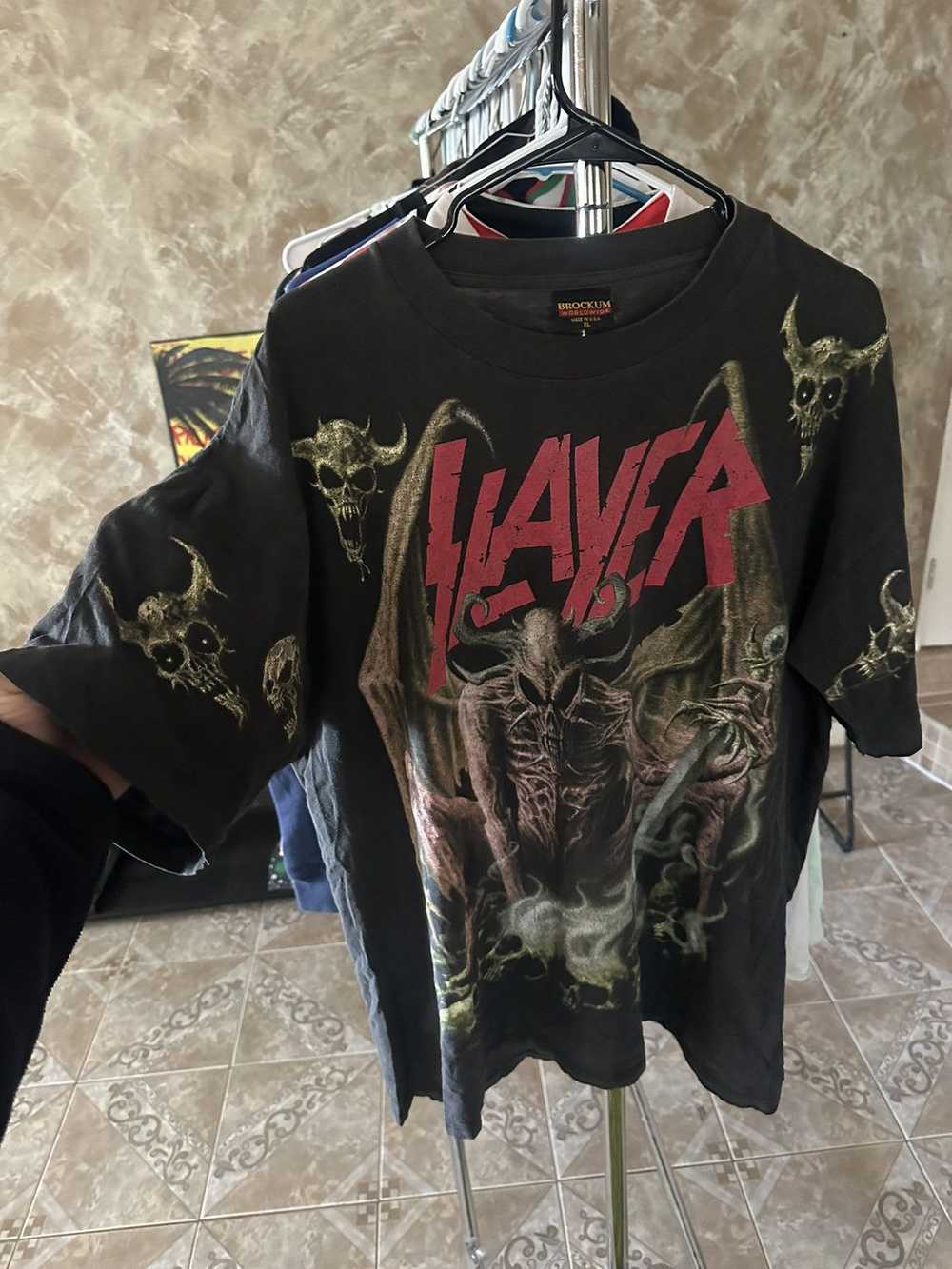 Rock T Shirt × Vintage Vintage slayer rock band t… - image 12