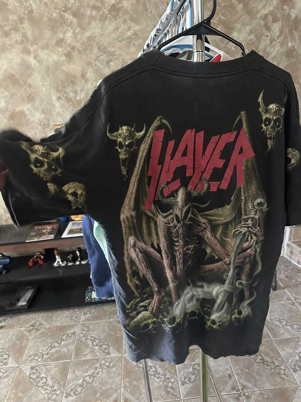 Rock T Shirt × Vintage Vintage slayer rock band t… - image 6