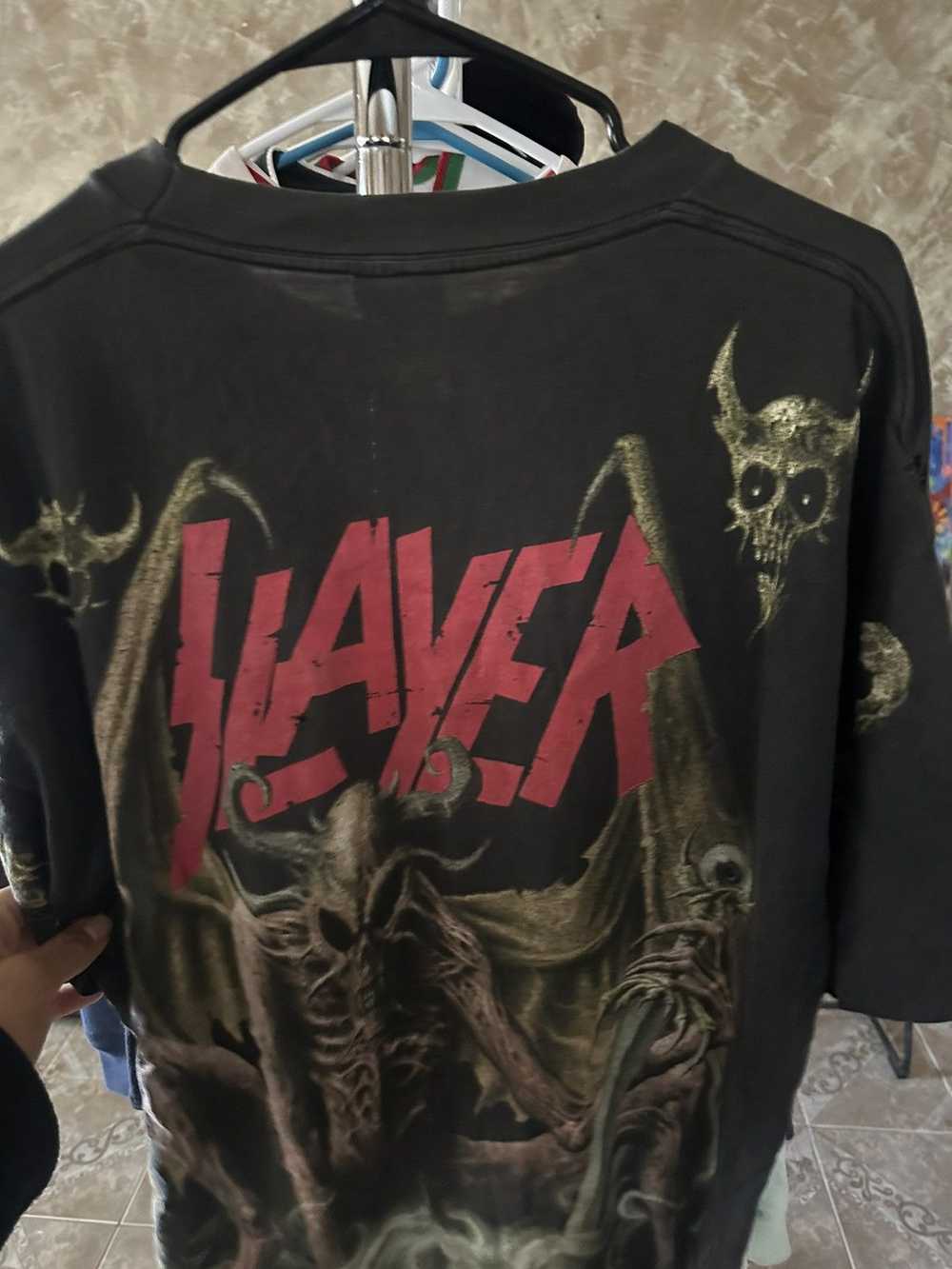 Rock T Shirt × Vintage Vintage slayer rock band t… - image 7