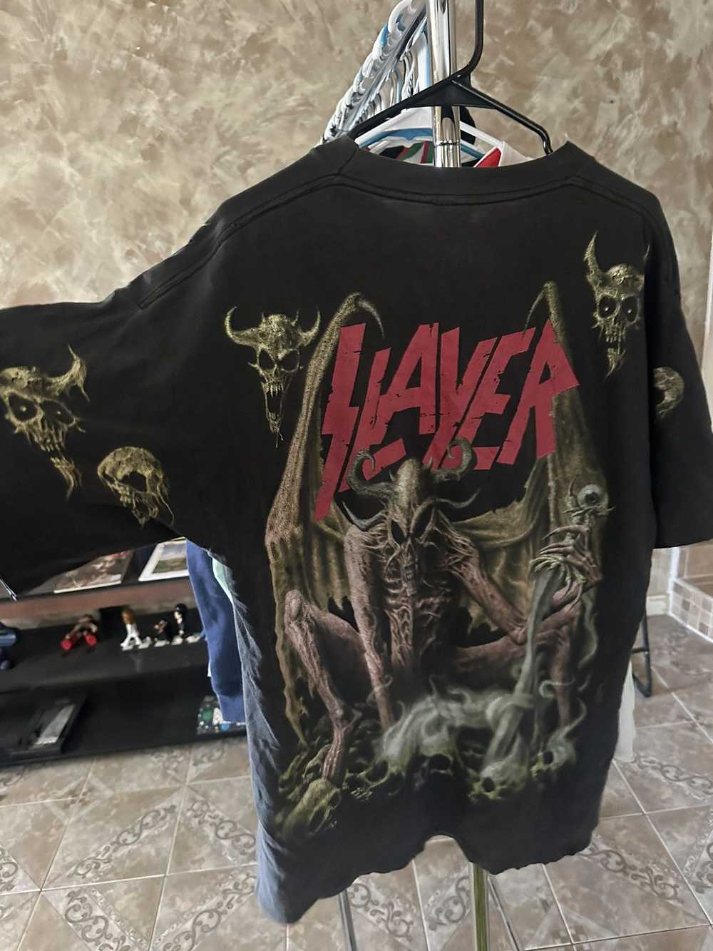 Rock T Shirt × Vintage Vintage slayer rock band t… - image 8