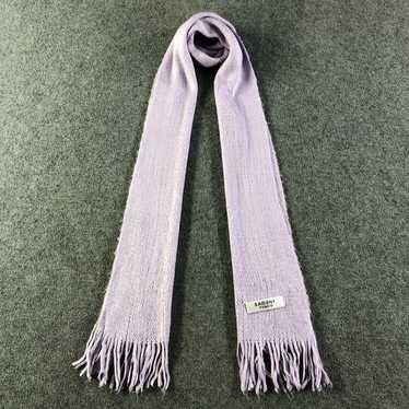 SACSNY deals Y’SACCS Yohji Yamamoto Striped White Muffler Fringes Scarf Japanese Brand