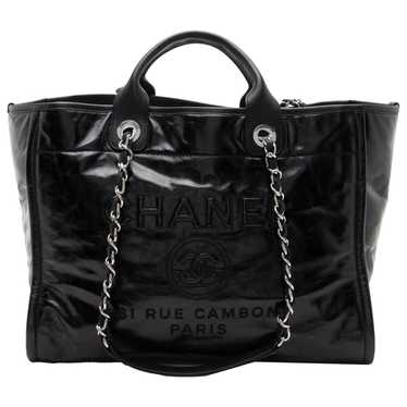 Chanel Deauville leather tote