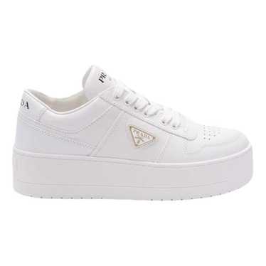 Prada Downtown leather trainers