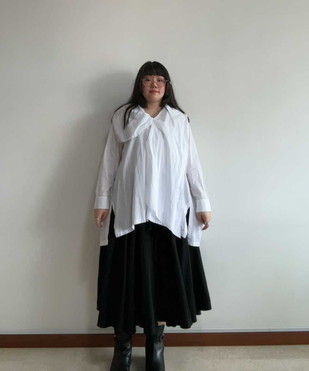 Moyuru Drape Collar Shirt - image 5