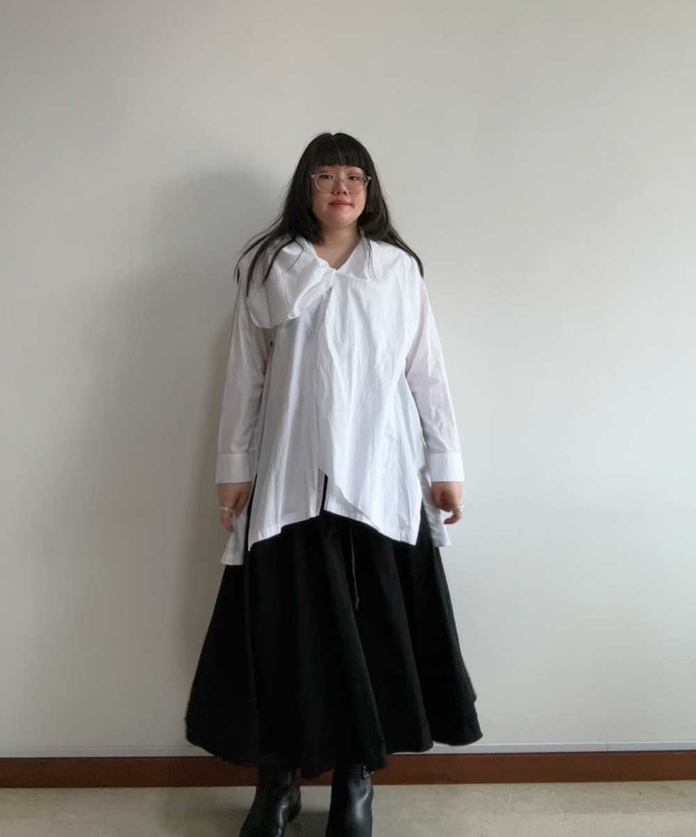 Moyuru Drape Collar Shirt - image 8