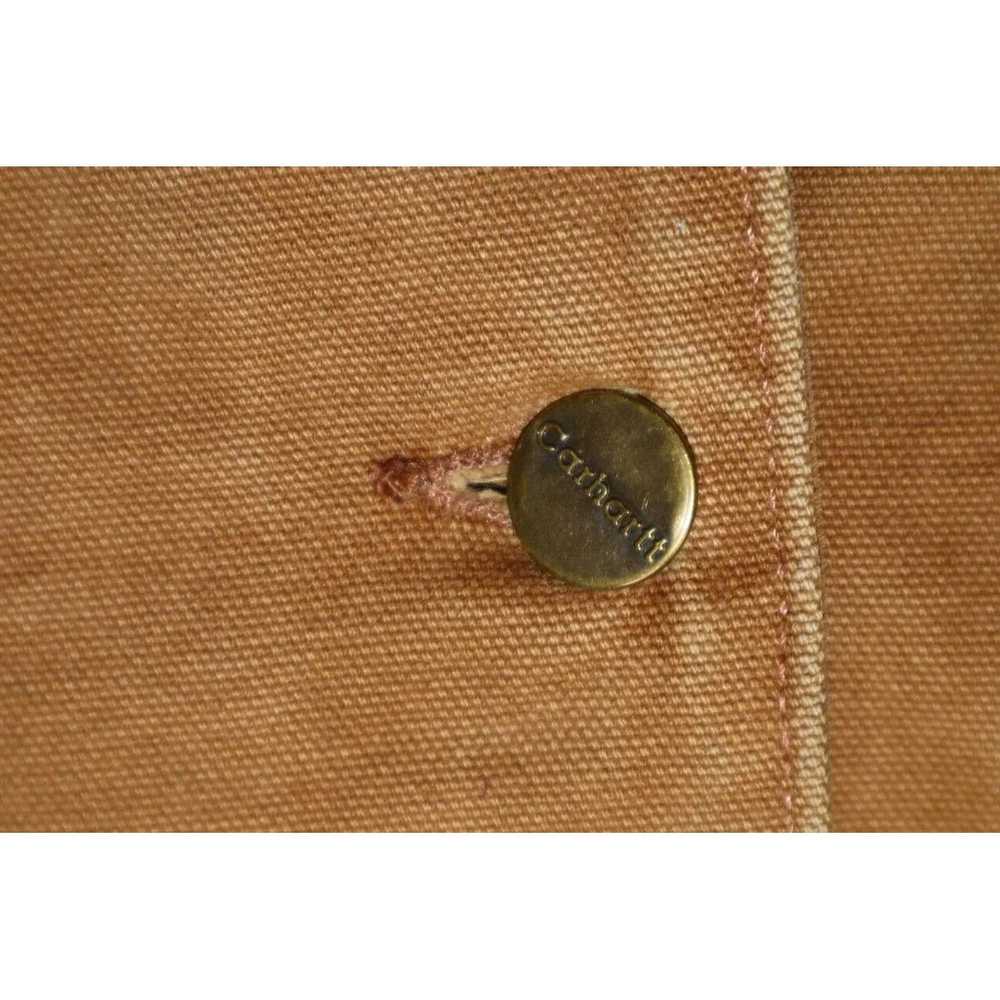 Carhartt Vtg Carhartt Chore Jacket Brown Blanket … - image 7