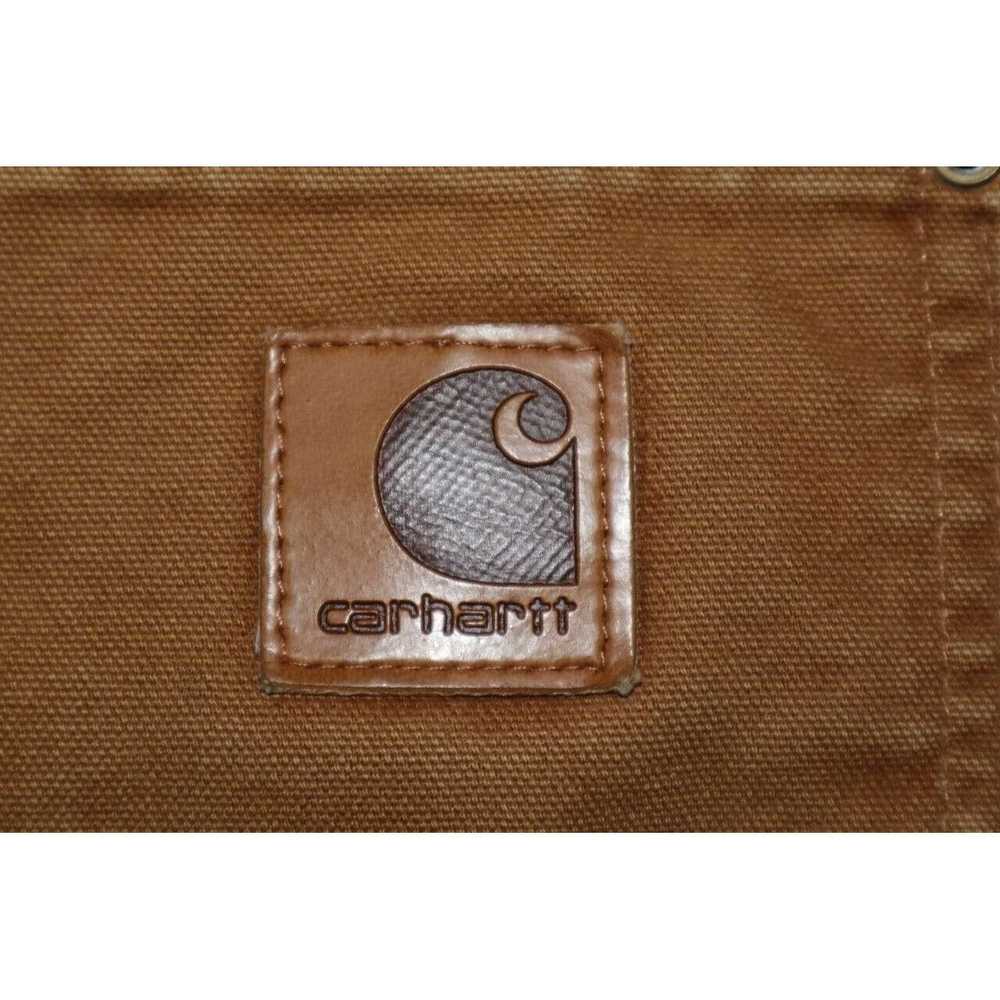 Carhartt Vtg Carhartt Chore Jacket Brown Blanket … - image 8