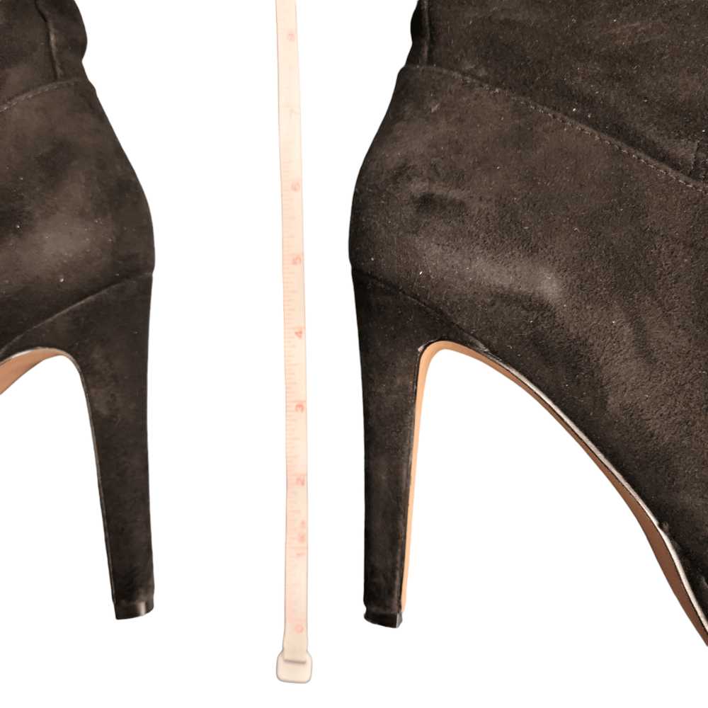 Nine West Nine West Black Suede Leather Tall Heel… - image 9