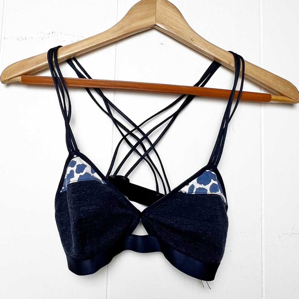 Victoria's Secret VS Navy Leopard Strappy Triangl… - image 1