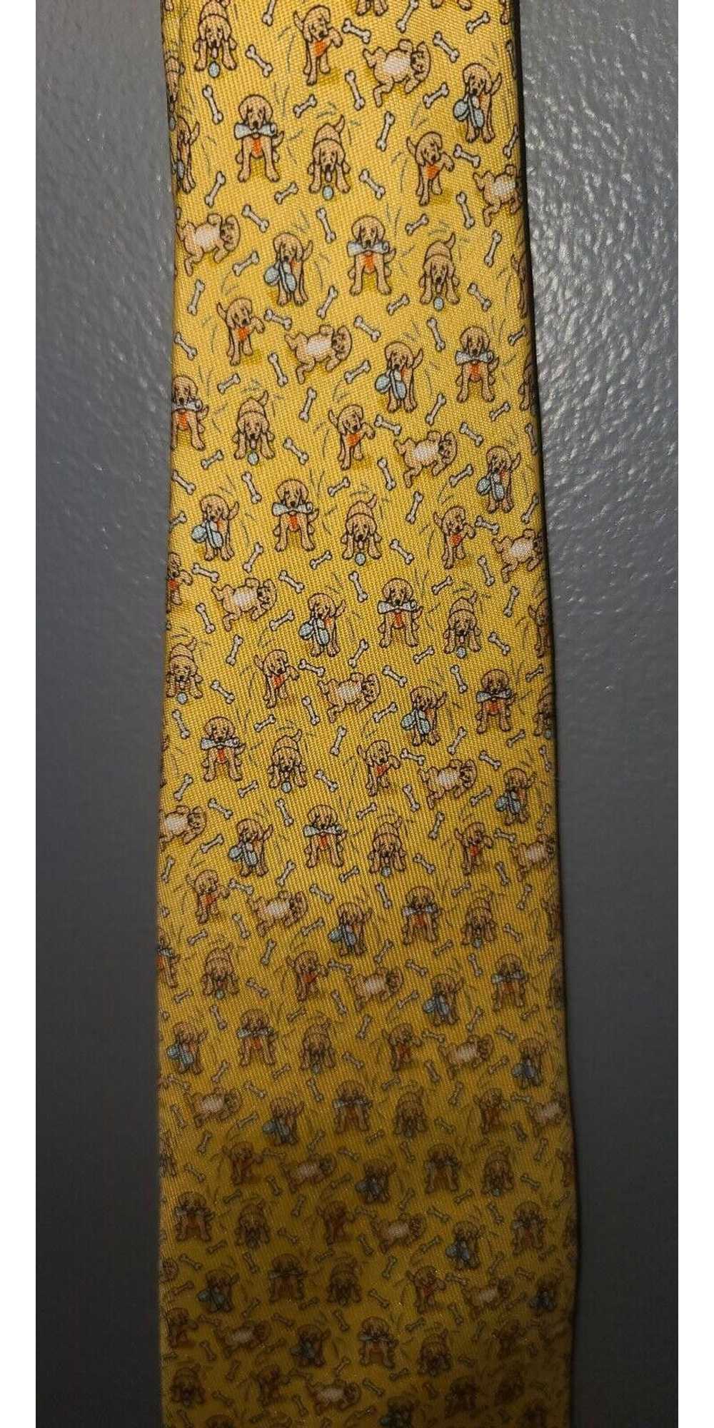 Vineyard Vines Vineyard Vines Necktie Yellow Dog … - image 2