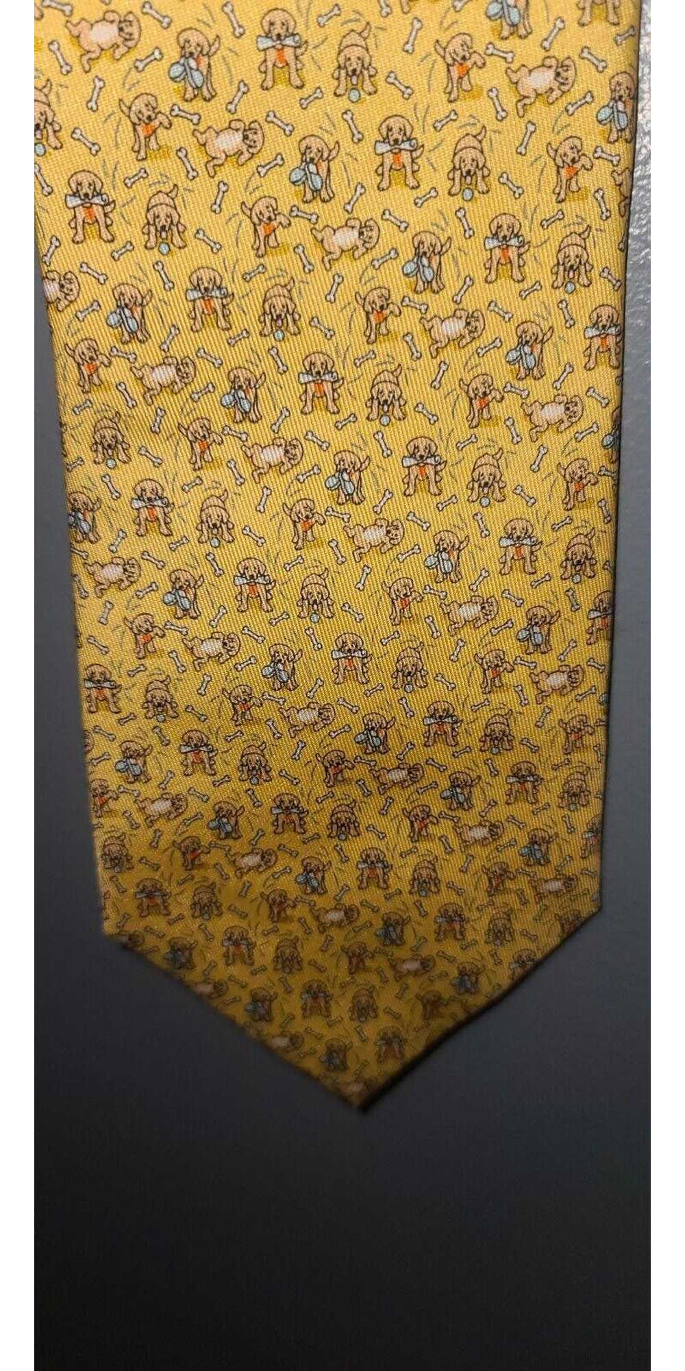 Vineyard Vines Vineyard Vines Necktie Yellow Dog … - image 3