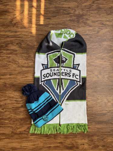 Adidas Seattle Sounders FC Adidas Scarf and Cuffe… - image 1