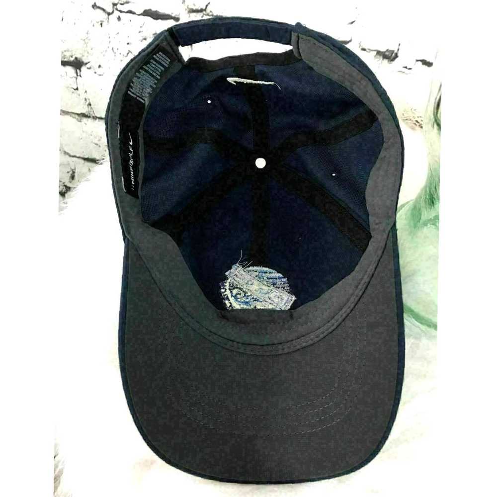 Nike Mens Navy Blue Adjustable Baseball Cap with … - image 7