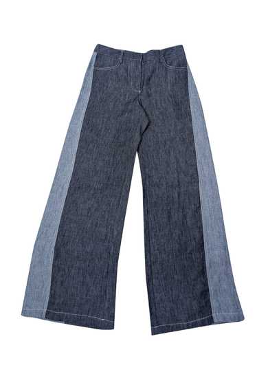 TWP - Medium & Light Blue Wide-Leg Hemp Pants Sz 4