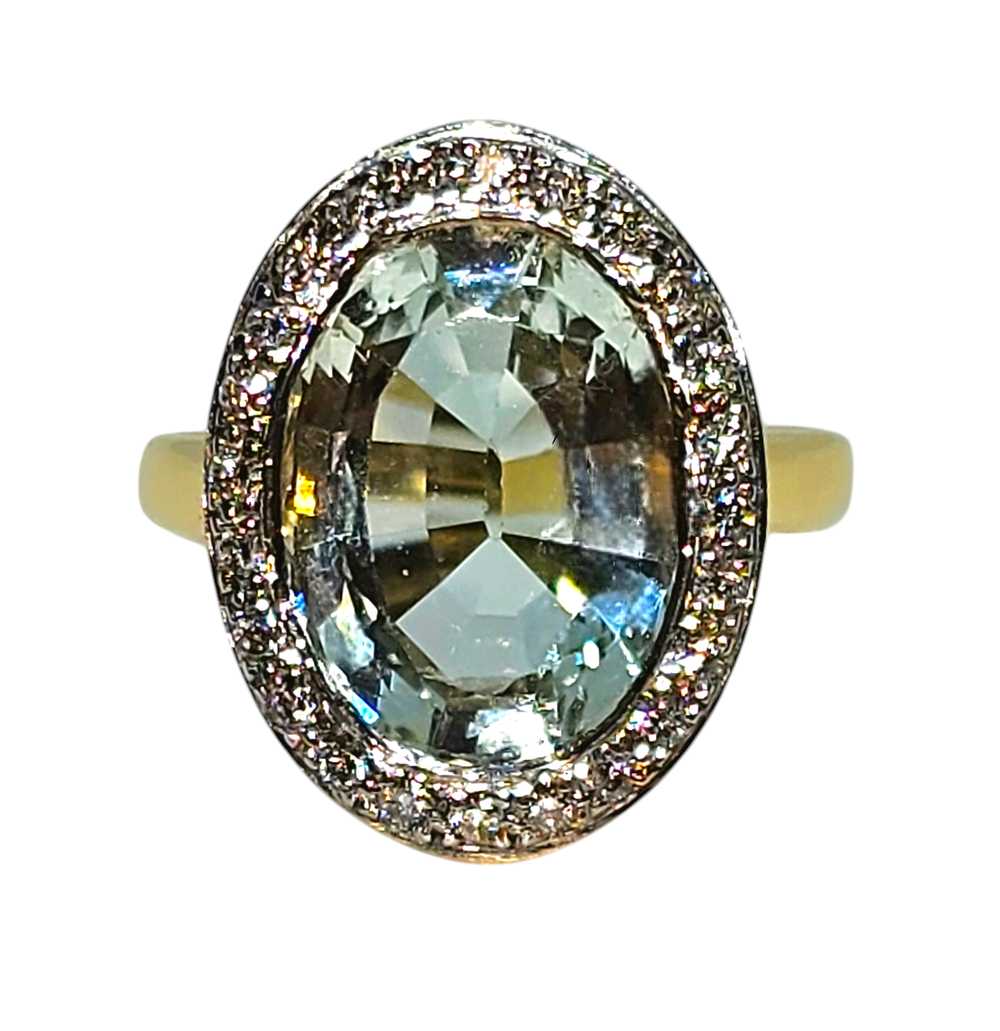 Product Details Bespoke Single Stone Aquamarine R… - image 1