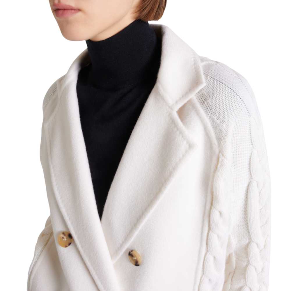 Product Details Max Mara White Mico Wool and Cash… - image 7