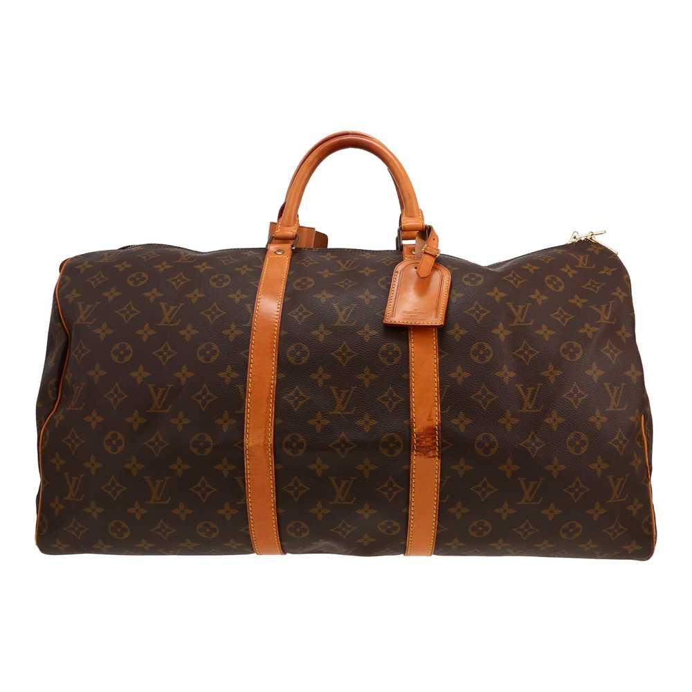 Louis Vuitton Keepall 55 travel bag in brown mono… - image 2