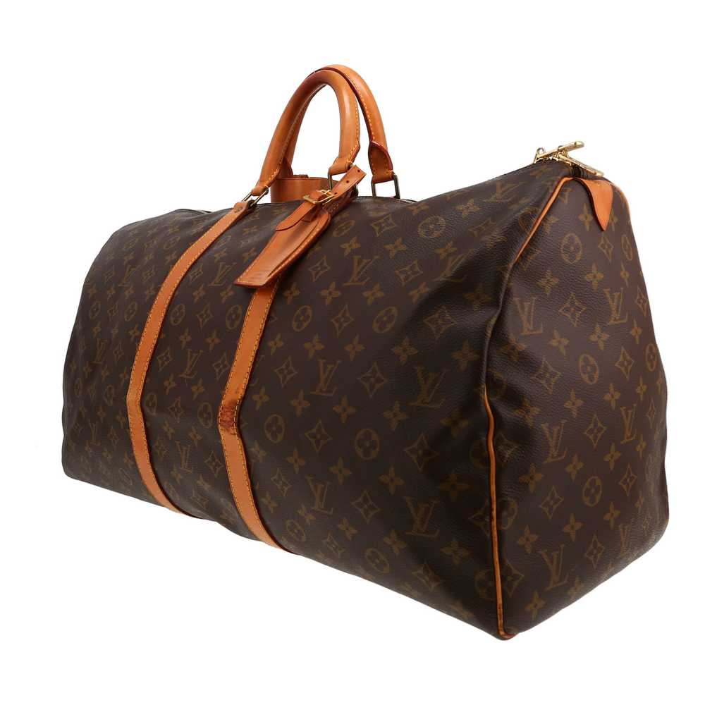 Louis Vuitton Keepall 55 travel bag in brown mono… - image 3