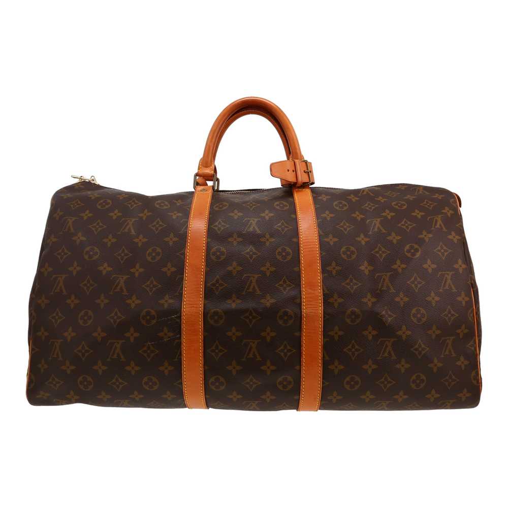 Louis Vuitton Keepall 55 travel bag in brown mono… - image 6