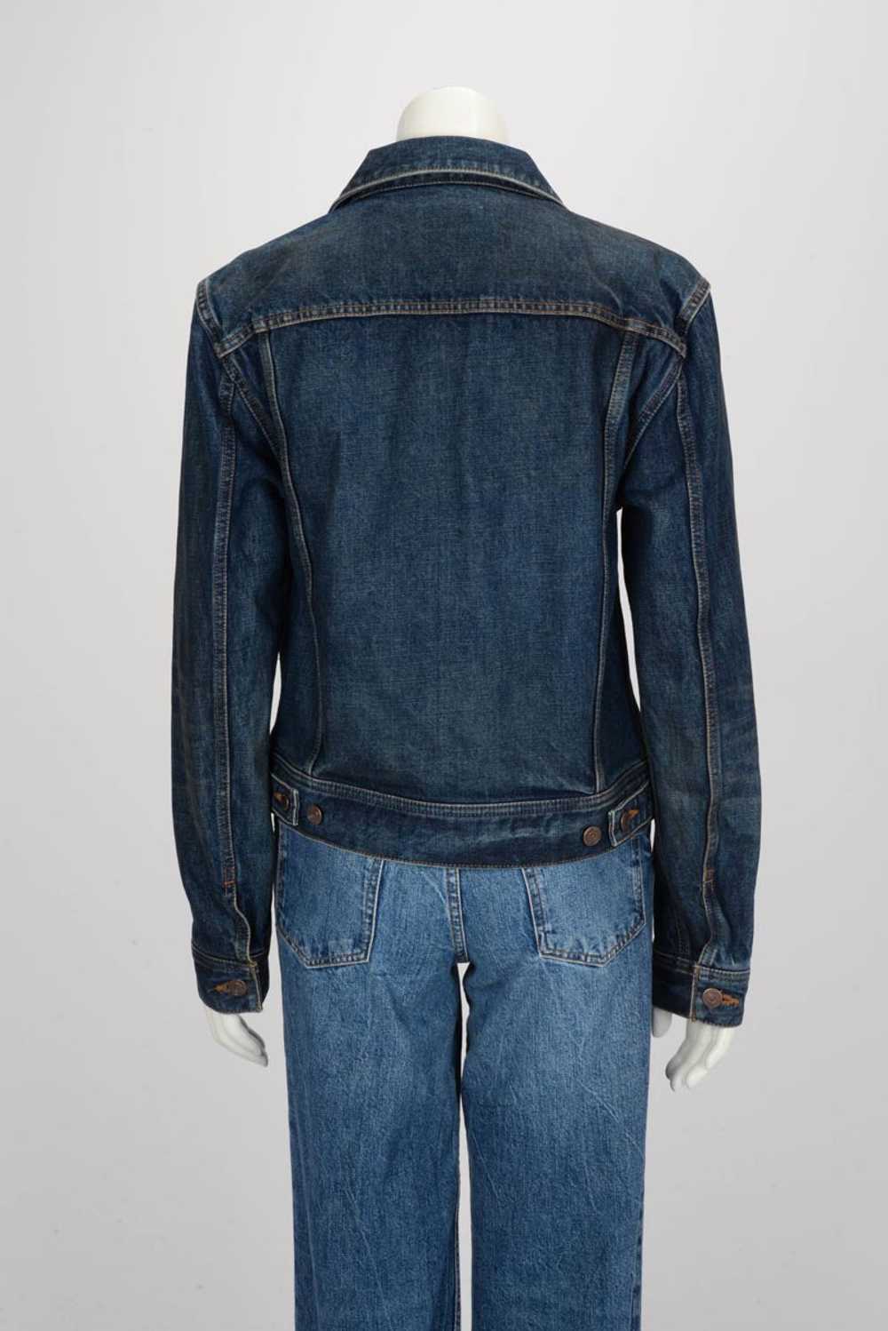 Celine Rigid Indigo Denim Classic Trucker Jacket S - image 3