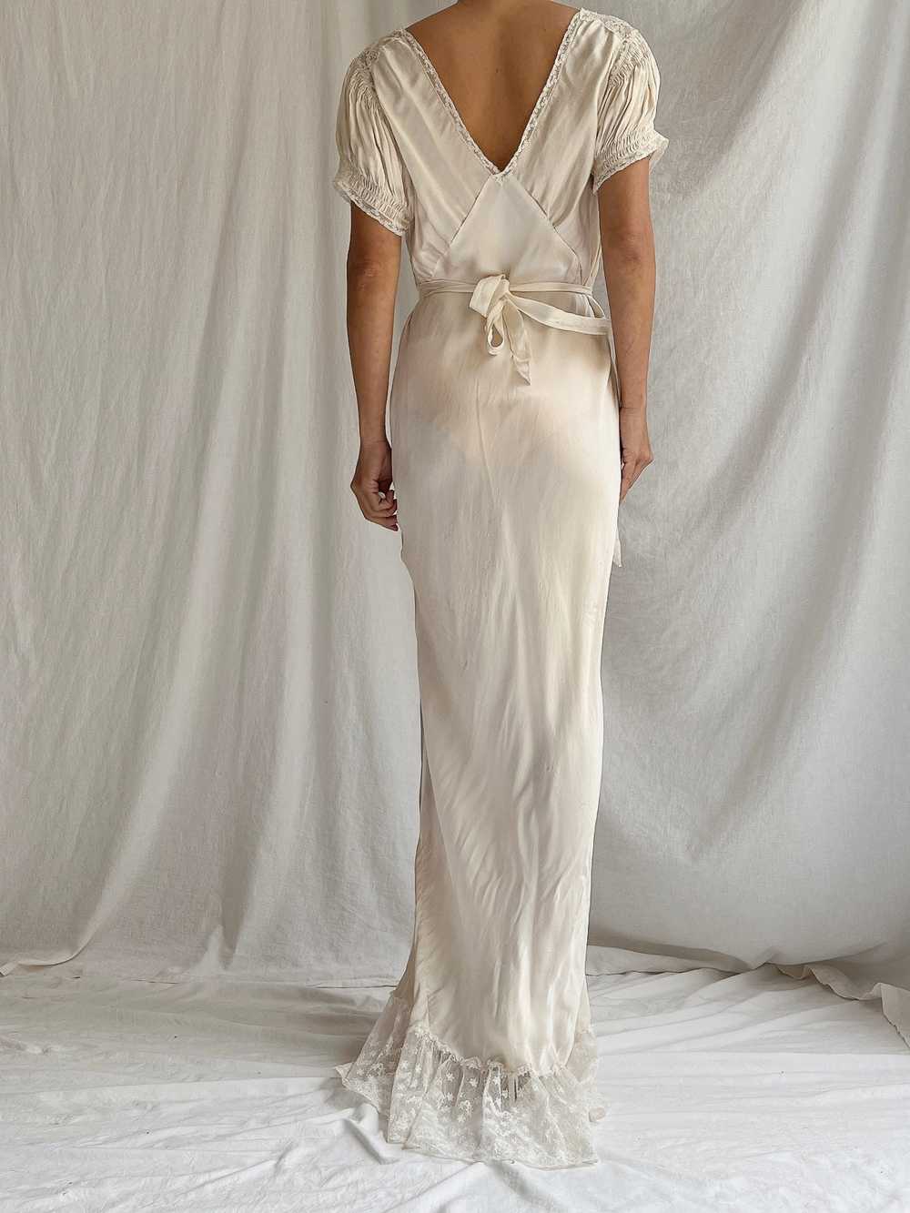 1930s Silk Gown - M - image 2