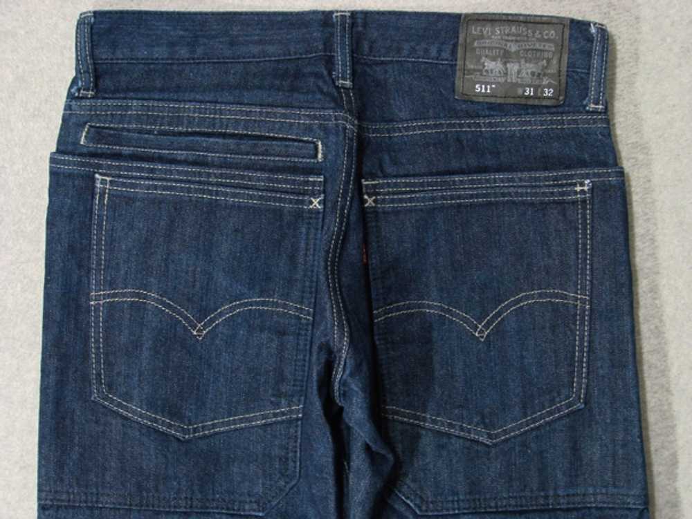 TF07417 2011 **LEVI'S** 511 SKINNY JEANS 31x32 (m… - image 3