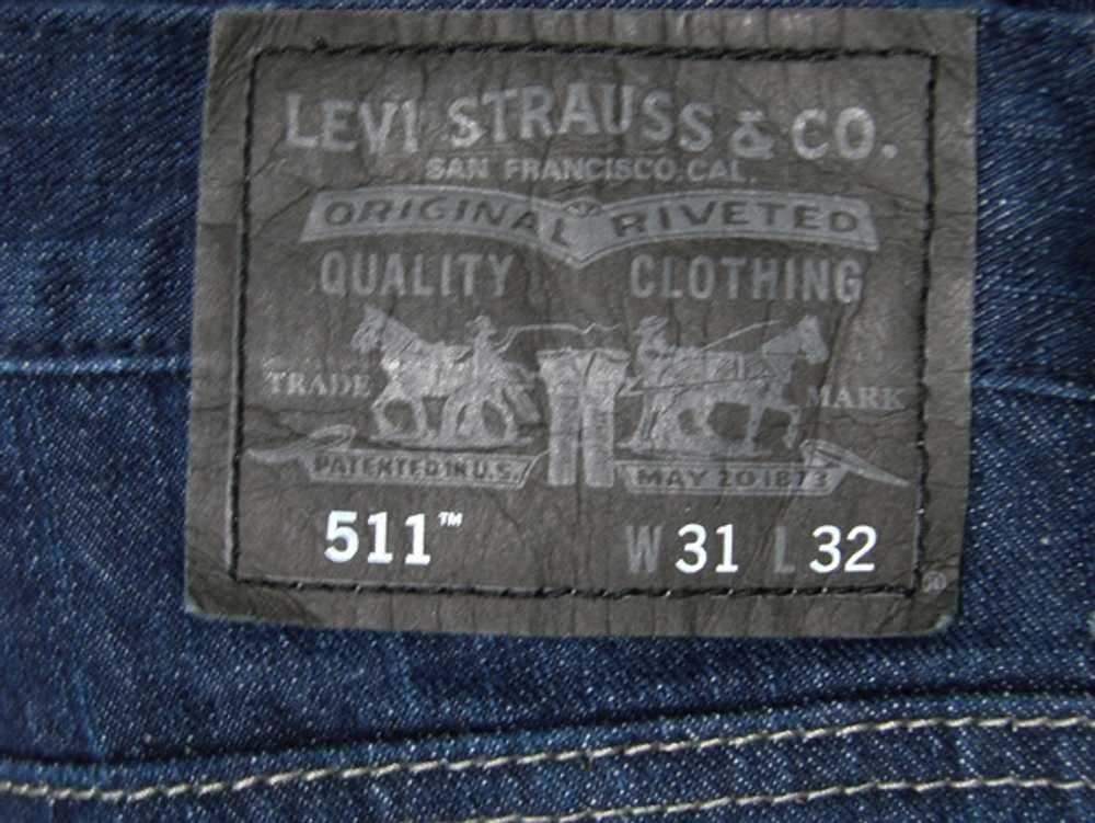 TF07417 2011 **LEVI'S** 511 SKINNY JEANS 31x32 (m… - image 6