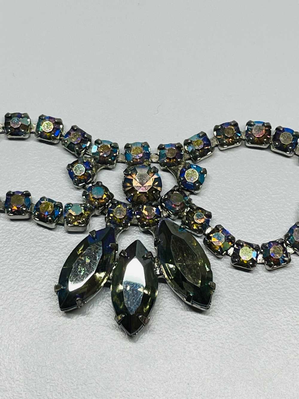 1950’s AB Rhinestone Necklace - image 2