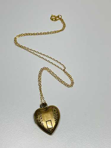 Heart Gold Filled Locket - image 1