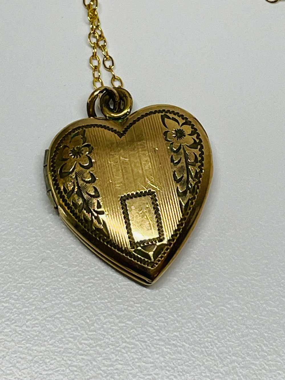 Heart Gold Filled Locket - image 2