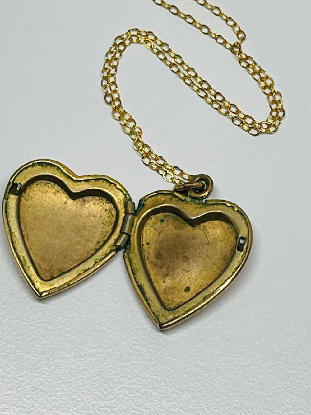 Heart Gold Filled Locket - image 3