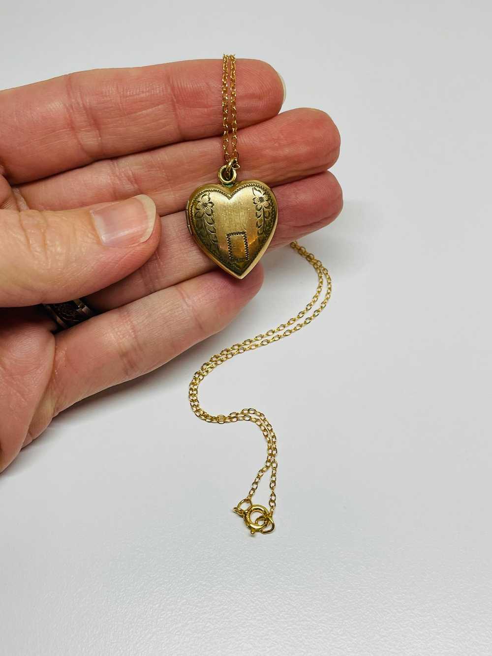 Heart Gold Filled Locket - image 4